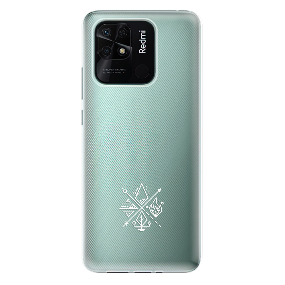 Odolné silikónové puzdro iSaprio - čiré - Elements - Xiaomi Redmi 10C