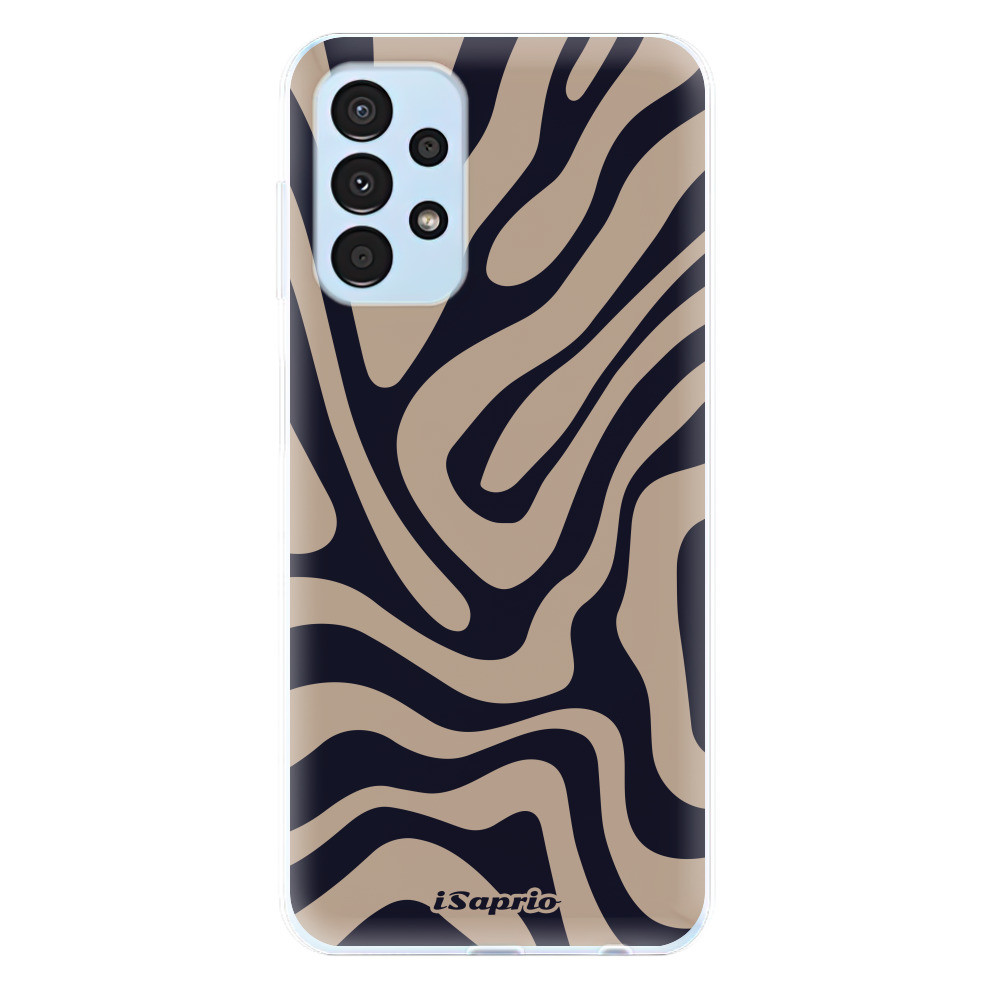 Odolné silikónové puzdro iSaprio - Zebra Black - Samsung Galaxy A13