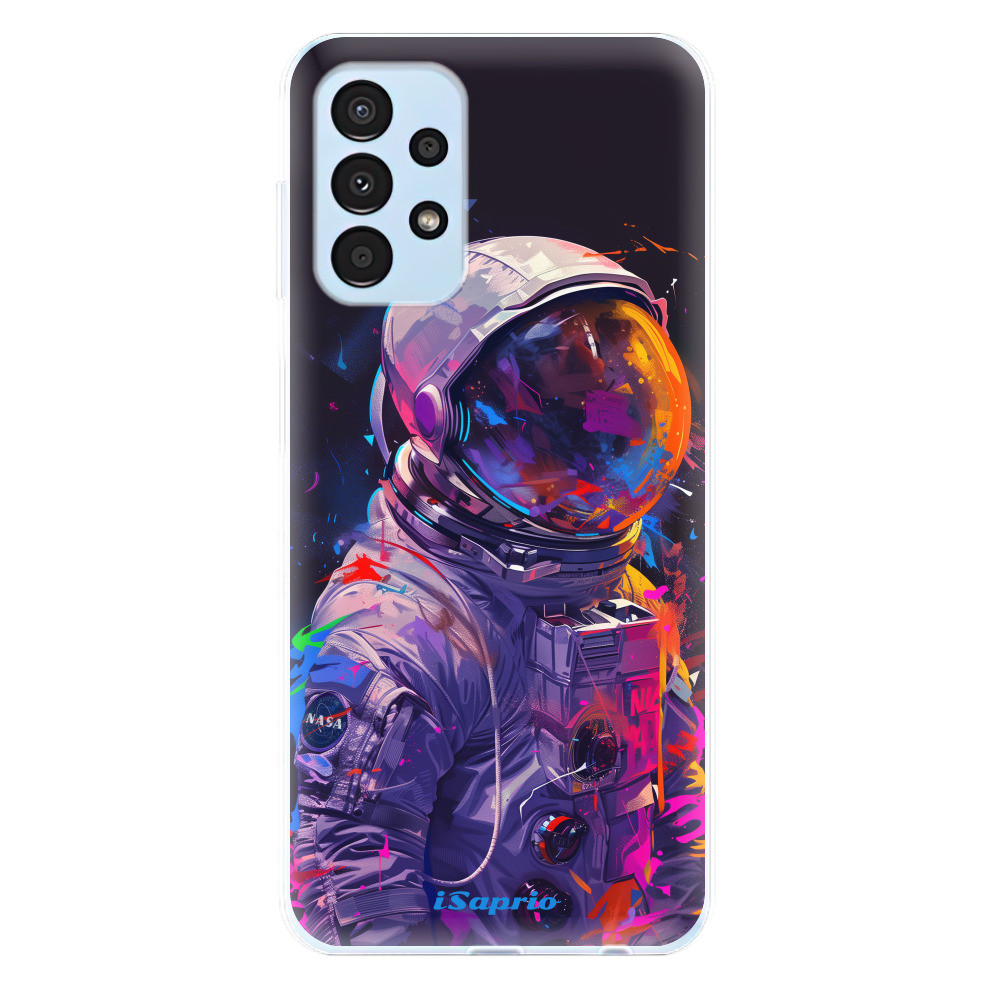 Odolné silikónové puzdro iSaprio - Neon Astronaut - Samsung Galaxy A13