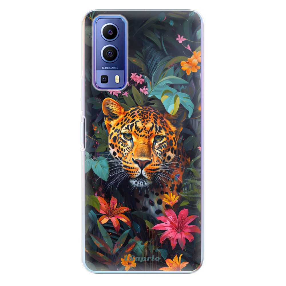 Odolné silikónové puzdro iSaprio - Flower Jaguar - Vivo Y72 5G