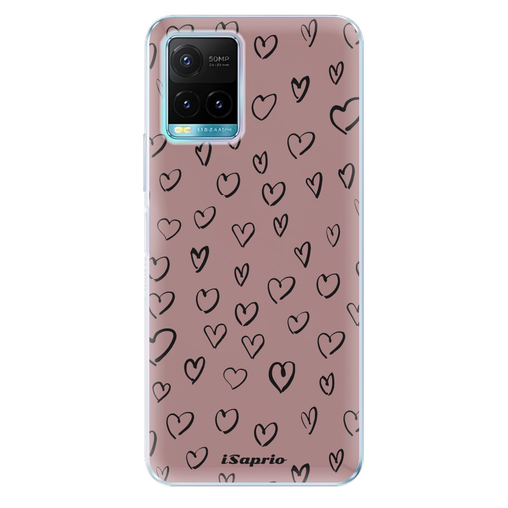 Odolné silikónové puzdro iSaprio - Heart Dark - Vivo Y21 / Y21s / Y33s
