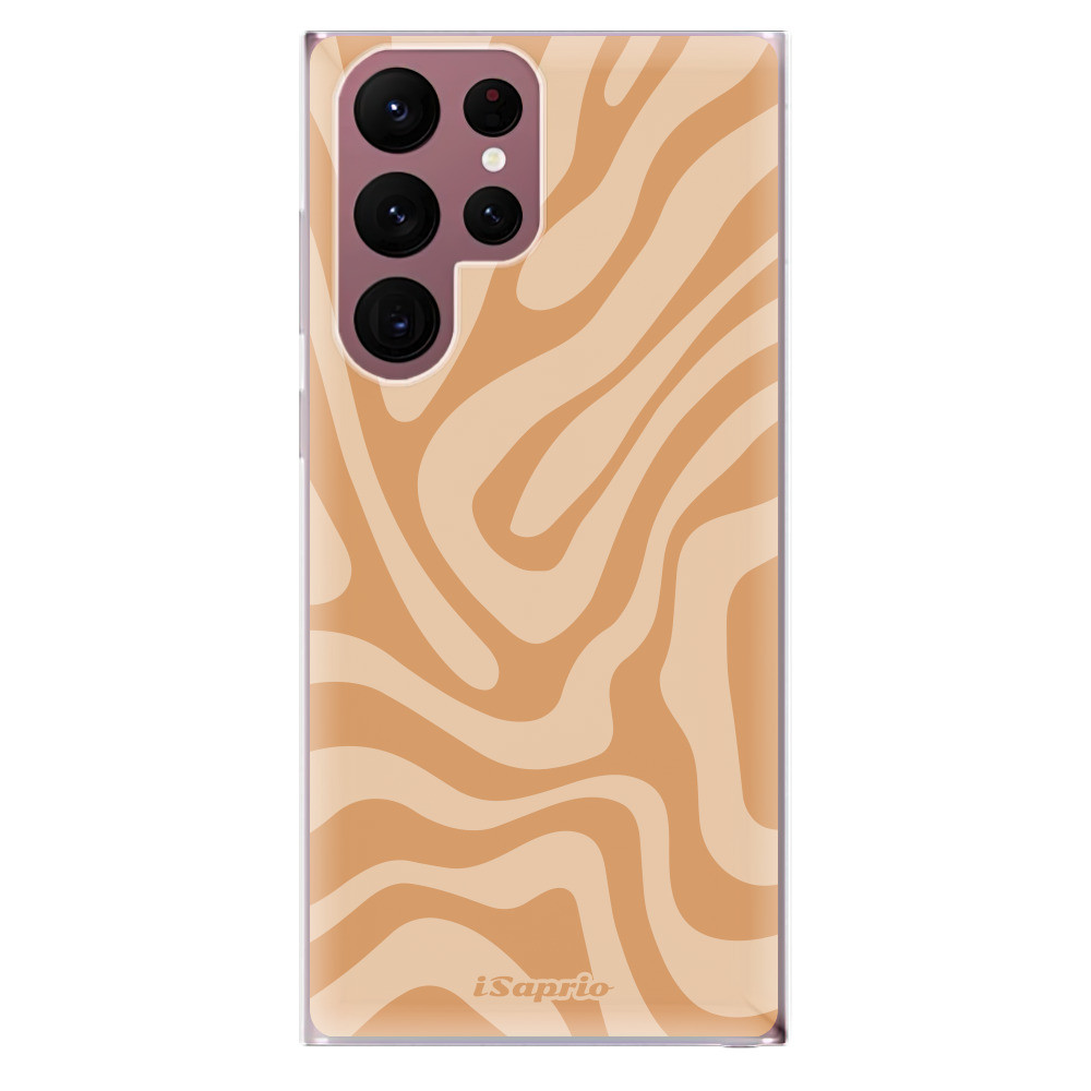 Odolné silikónové puzdro iSaprio - Zebra Orange - Samsung Galaxy S22 Ultra 5G