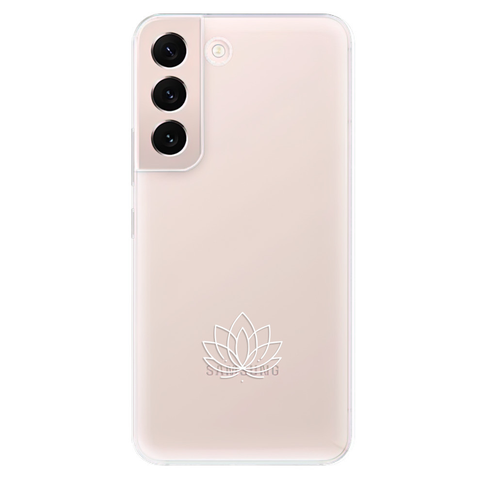 Odolné silikónové puzdro iSaprio - čiré - Lotos - Samsung Galaxy S22+ 5G