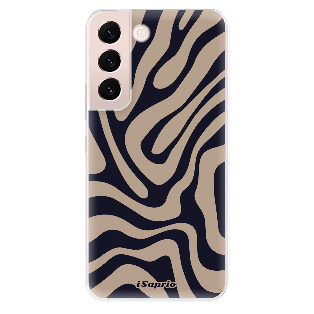 Odolné silikónové puzdro iSaprio - Zebra Black - Samsung Galaxy S22 5G