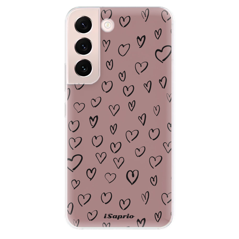 Odolné silikónové puzdro iSaprio - Heart Dark - Samsung Galaxy S22 5G