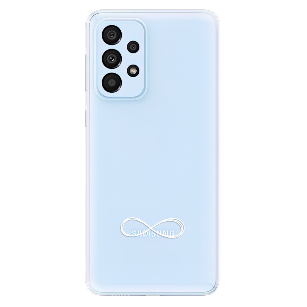 Odolné silikónové puzdro iSaprio - čiré - Infinity - Samsung Galaxy A33 5G