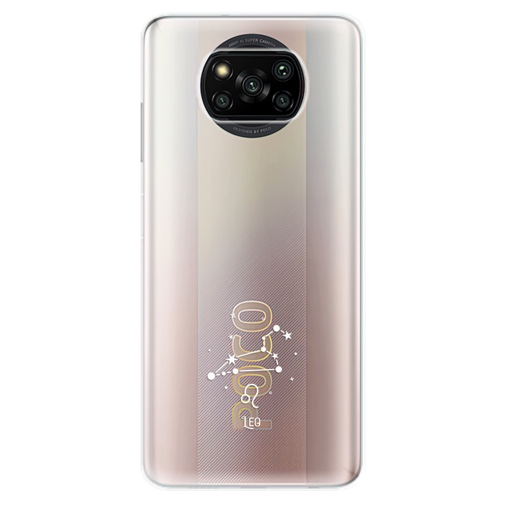 Odolné silikónové puzdro iSaprio - čiré - Lev - Xiaomi Poco X3 Pro / X3 NFC