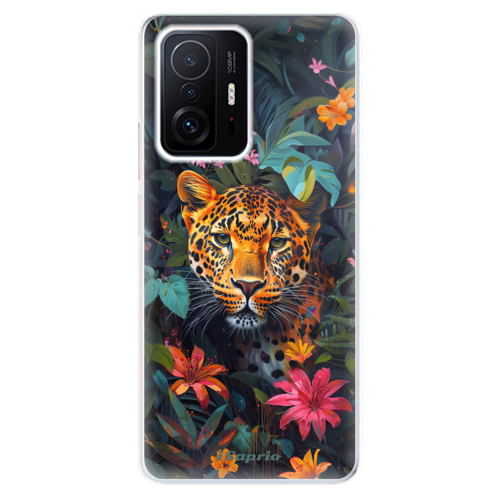 Odolné silikónové puzdro iSaprio - Flower Jaguar - Xiaomi 11T / 11T Pro
