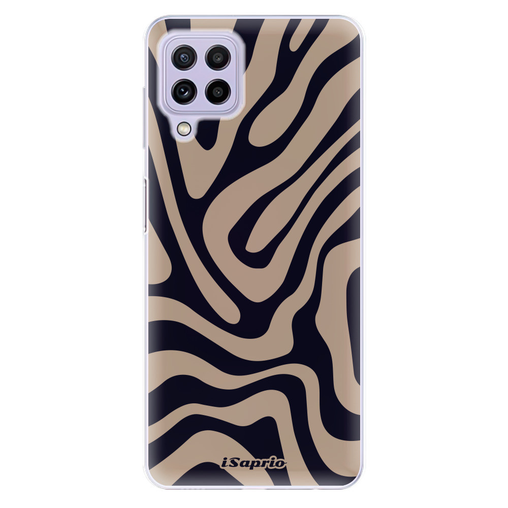 Odolné silikónové puzdro iSaprio - Zebra Black - Samsung Galaxy A22