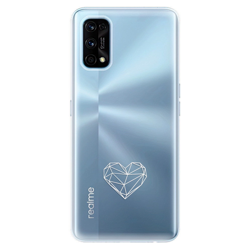 Odolné silikónové puzdro iSaprio - čiré - Digital Love - Realme 7 Pro