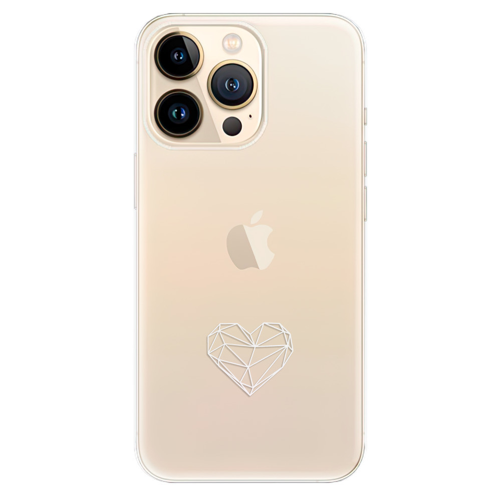 Odolné silikónové puzdro iSaprio - čiré - Digital Love - iPhone 13 Pro