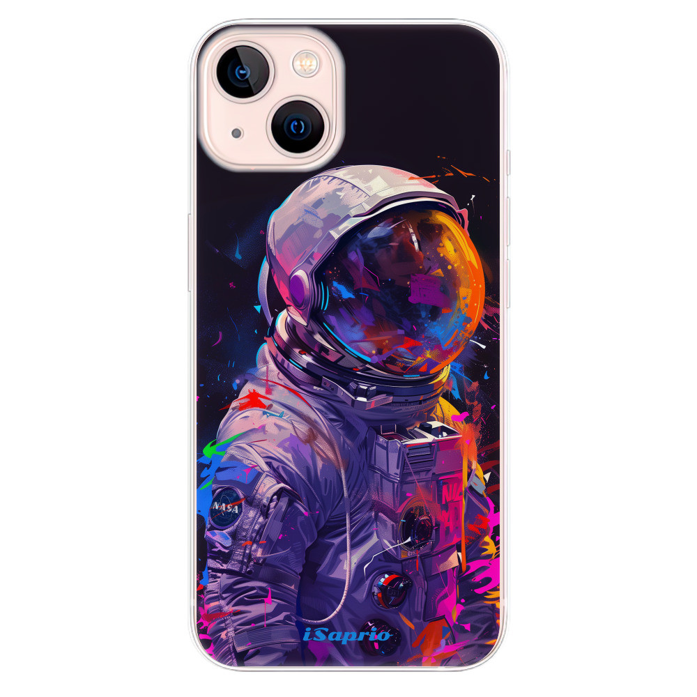 Odolné silikónové puzdro iSaprio - Neon Astronaut - iPhone 13