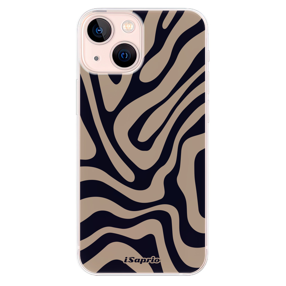 Odolné silikónové puzdro iSaprio - Zebra Black - iPhone 13 mini