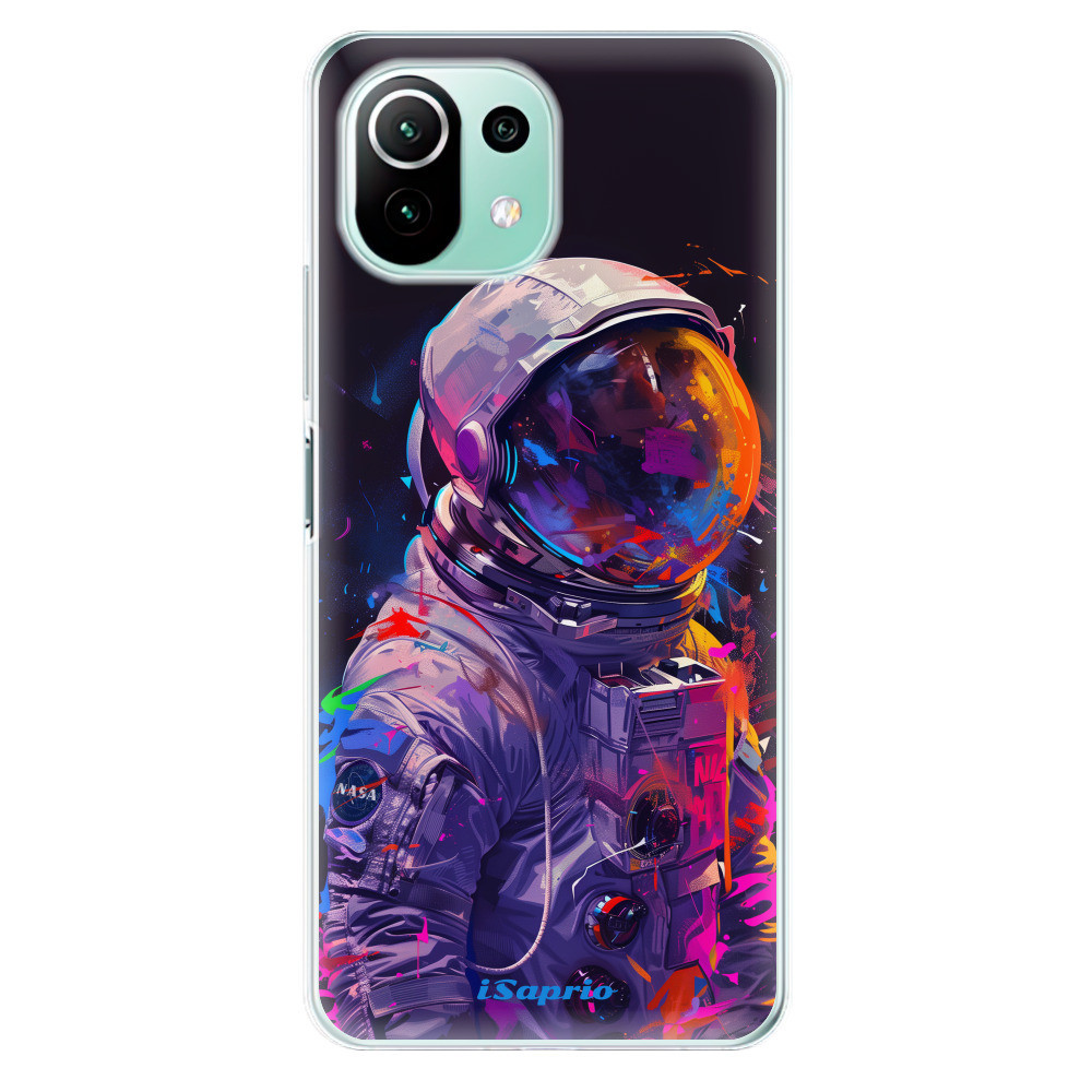 Odolné silikónové puzdro iSaprio - Neon Astronaut - Xiaomi Mi 11 Lite