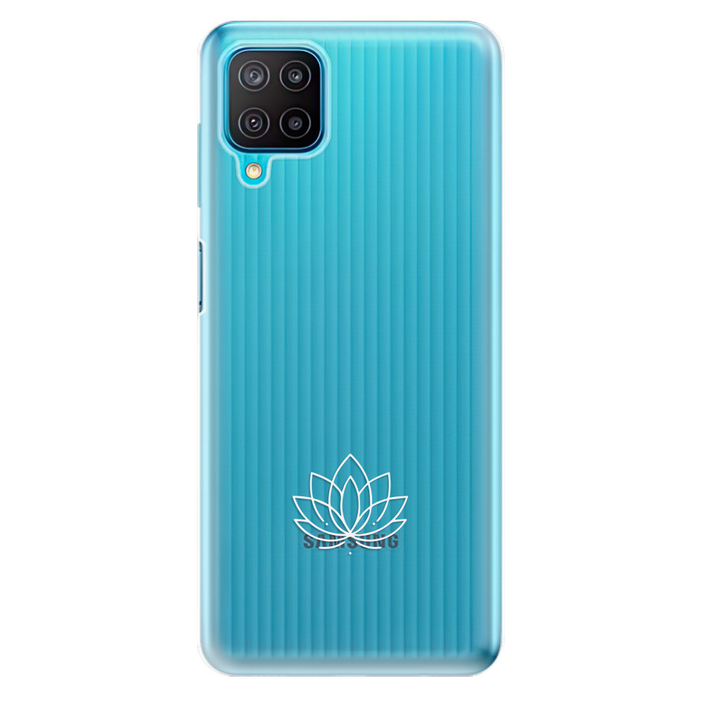 Odolné silikónové puzdro iSaprio - čiré - Lotos - Samsung Galaxy M12