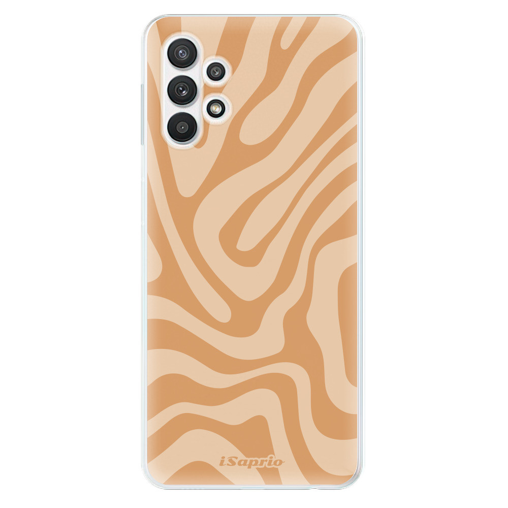 Odolné silikónové puzdro iSaprio - Zebra Orange - Samsung Galaxy A32