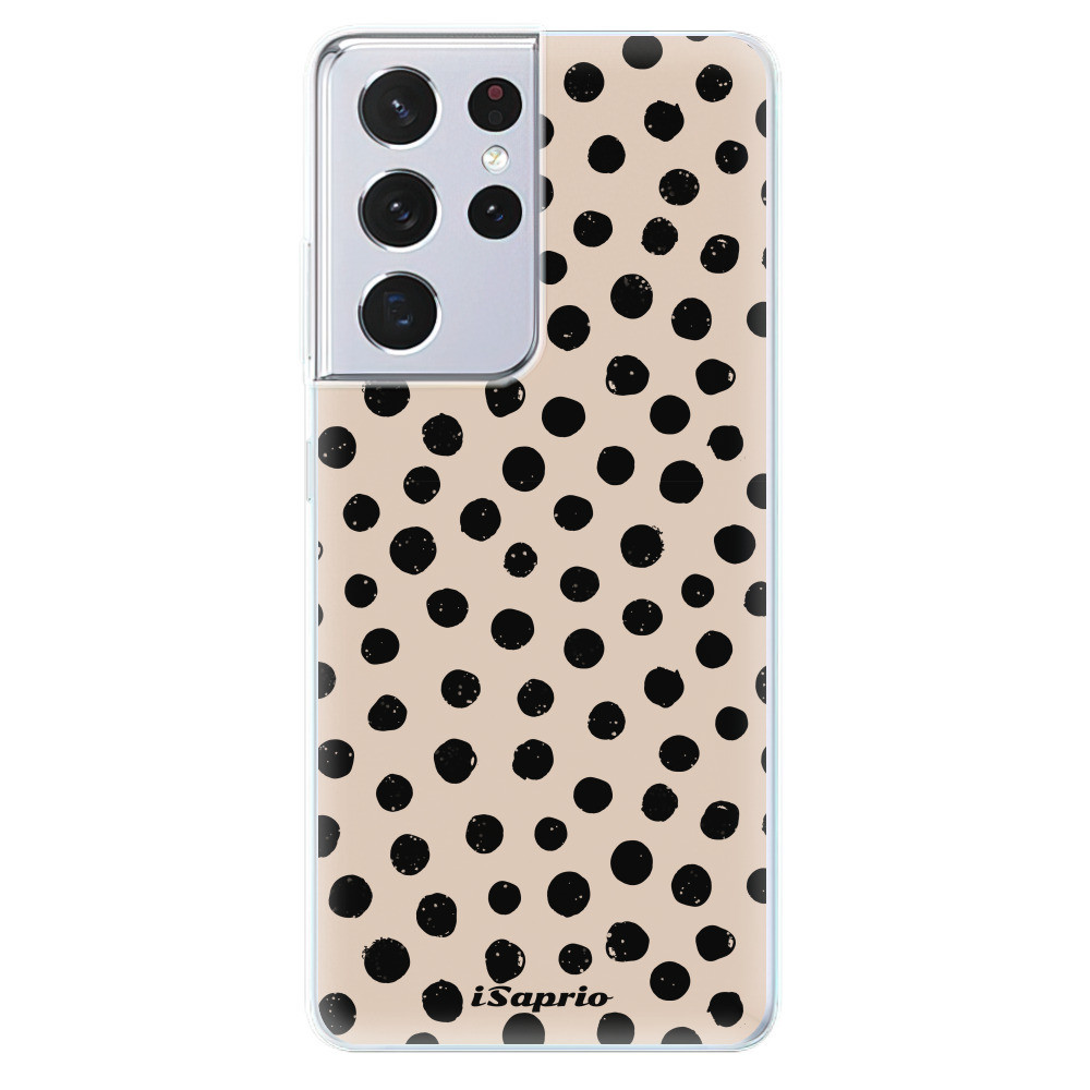 Odolné silikónové puzdro iSaprio - Dotted - Samsung Galaxy S21 Ultra