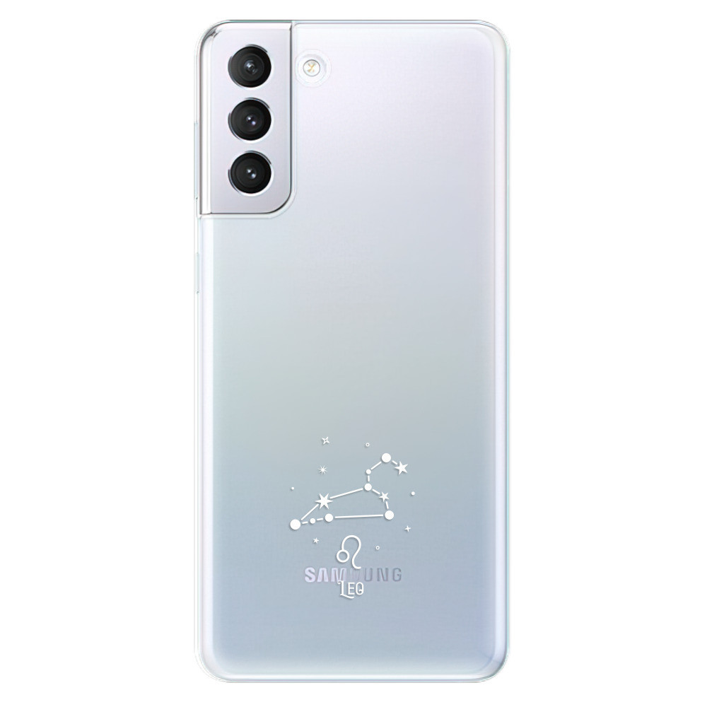 Odolné silikónové puzdro iSaprio - čiré - Lev - Samsung Galaxy S21+