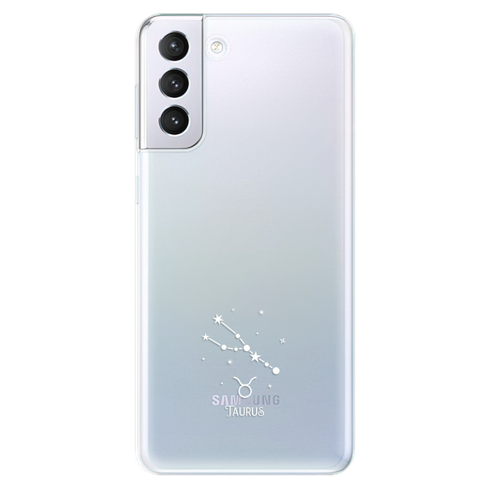 Odolné silikónové puzdro iSaprio - čiré - Býk - Samsung Galaxy S21+