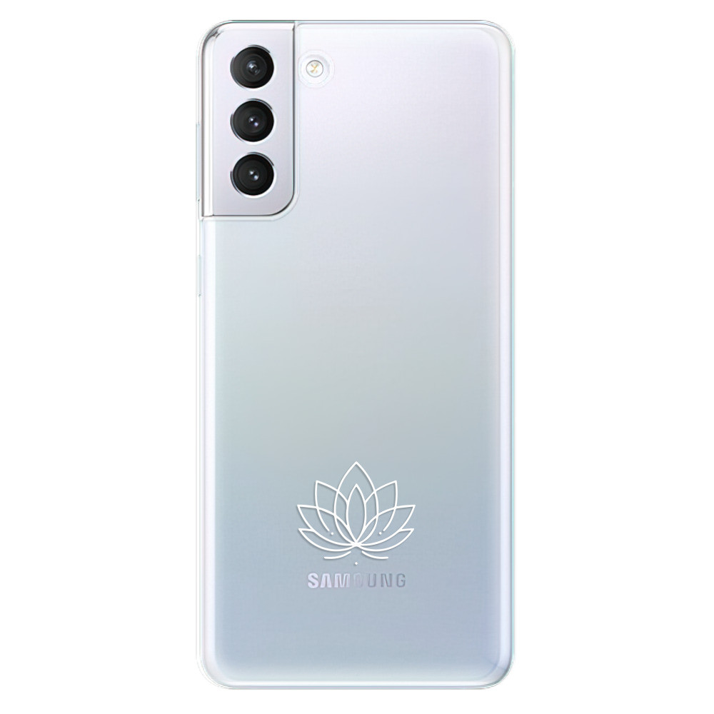 Odolné silikónové puzdro iSaprio - čiré - Lotos - Samsung Galaxy S21+