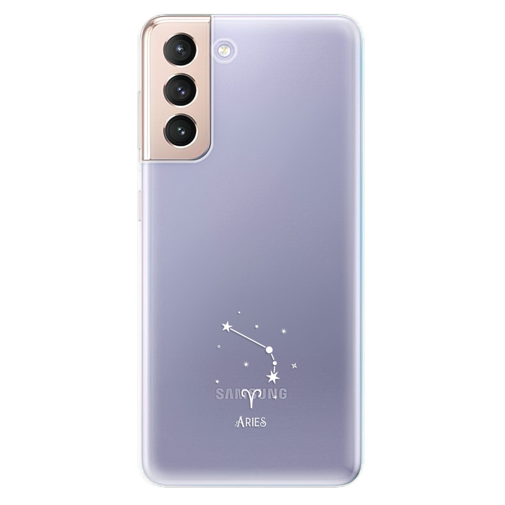 Odolné silikónové puzdro iSaprio - čiré - Beran - Samsung Galaxy S21