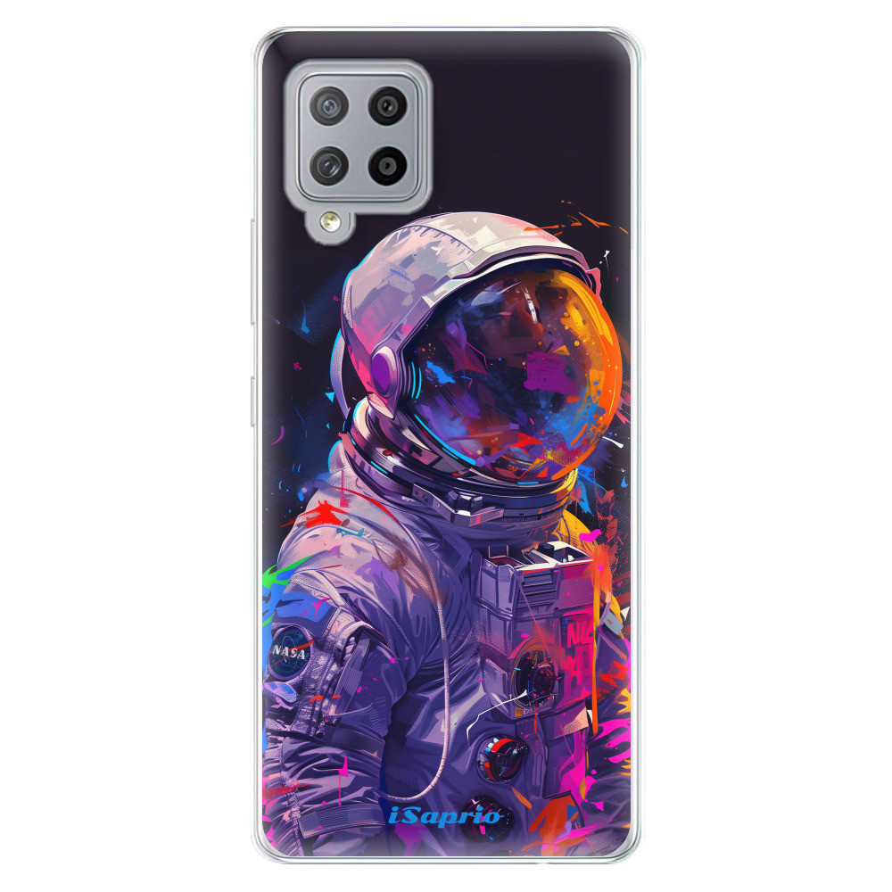 Odolné silikónové puzdro iSaprio - Neon Astronaut - Samsung Galaxy A42
