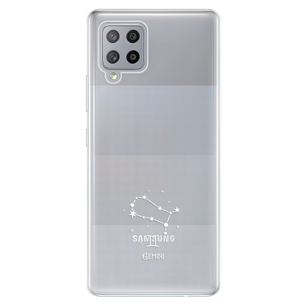 Odolné silikónové puzdro iSaprio - čiré - Blíženci - Samsung Galaxy A42