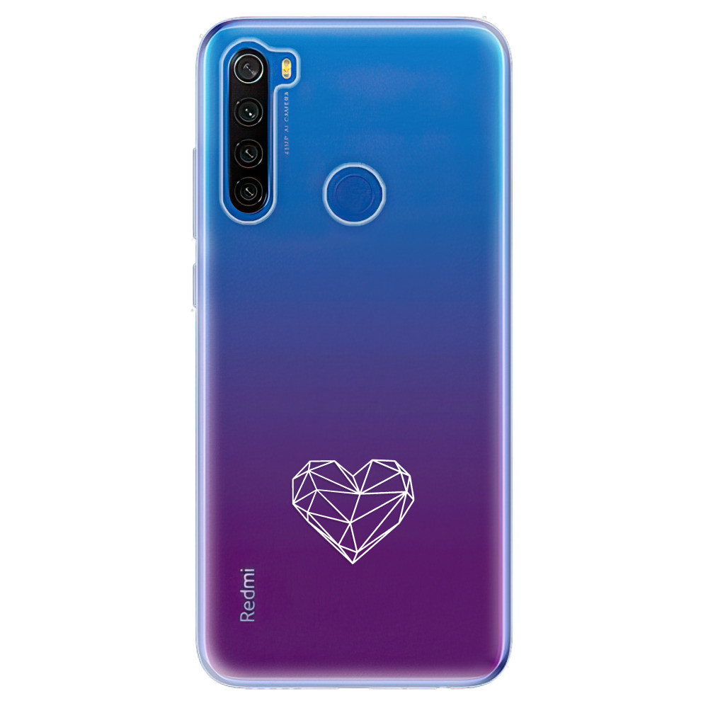 Odolné silikónové puzdro iSaprio - čiré - Digital Love - Xiaomi Redmi Note 8T