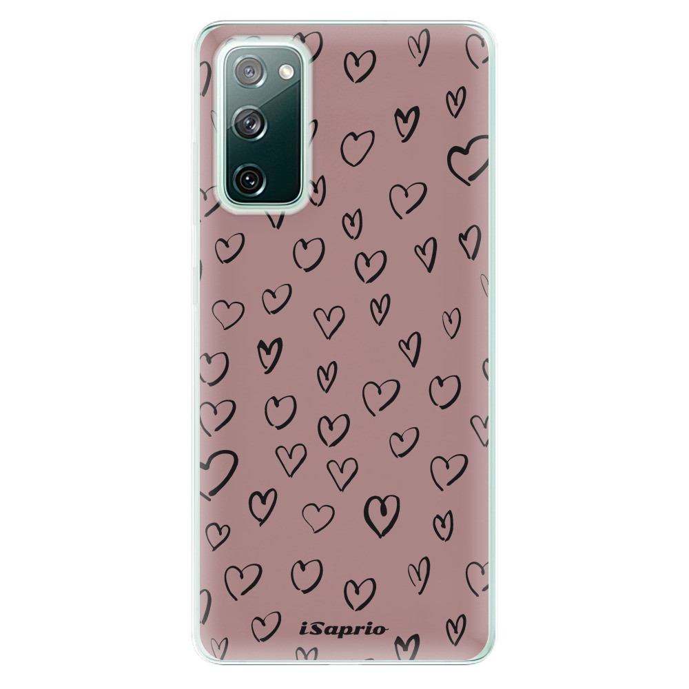 Odolné silikónové puzdro iSaprio - Heart Dark - Samsung Galaxy S20 FE