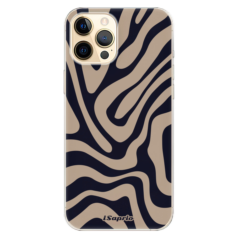 Odolné silikónové puzdro iSaprio - Zebra Black - iPhone 12 Pro