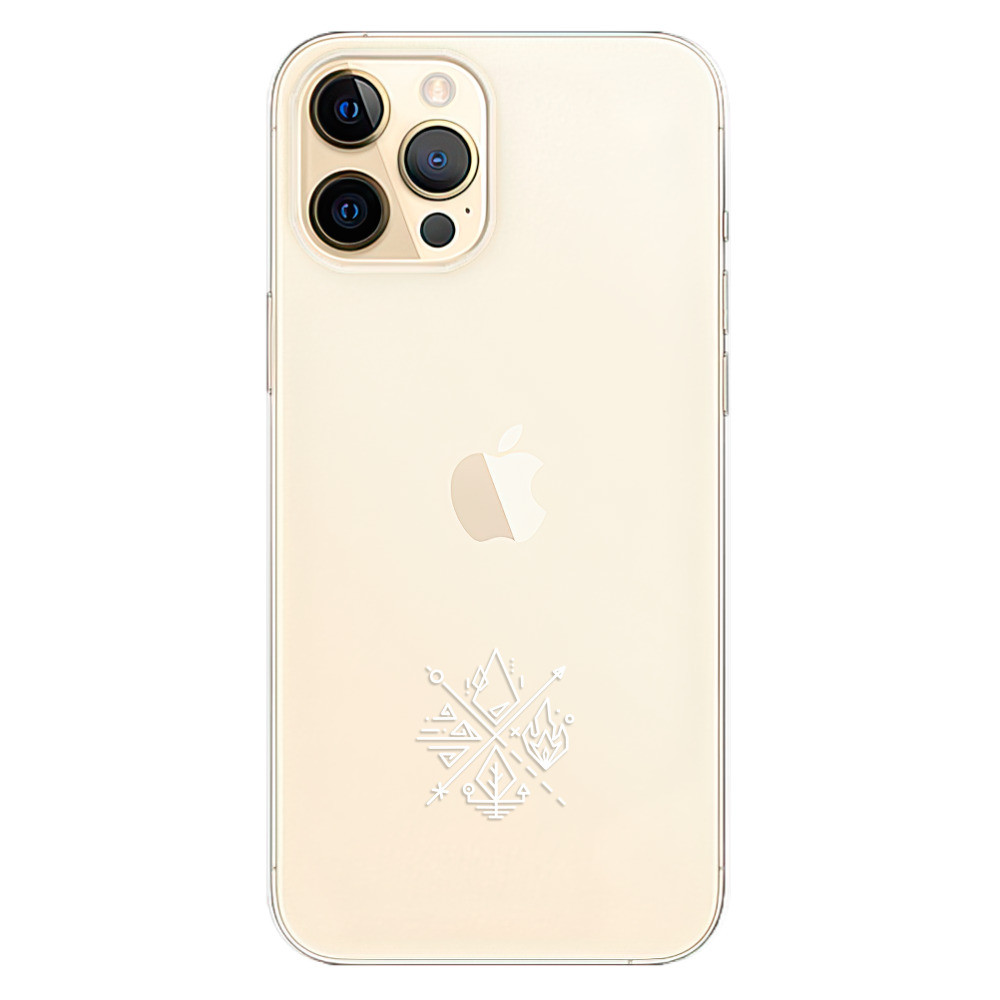 Odolné silikónové puzdro iSaprio - čiré - Elements - iPhone 12 Pro