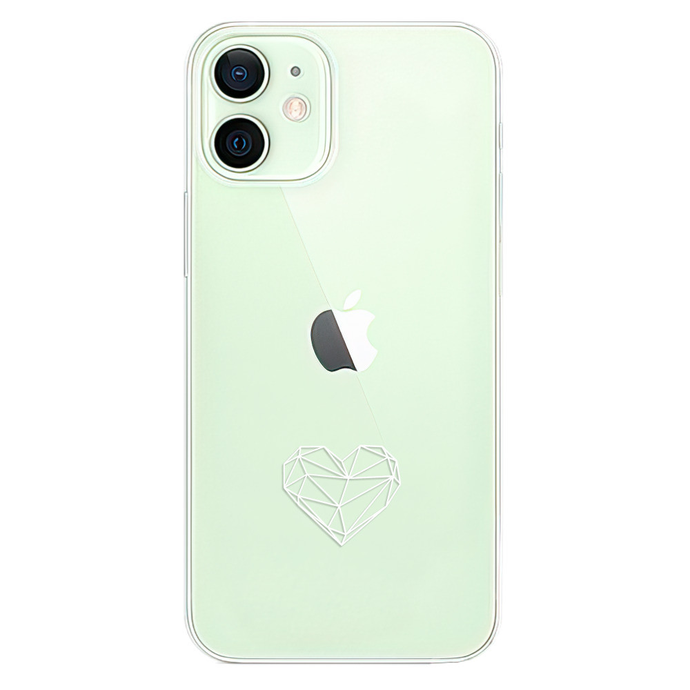 Odolné silikónové puzdro iSaprio - čiré - Digital Love - iPhone 12