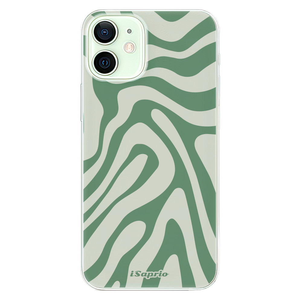 Odolné silikónové puzdro iSaprio - Zebra Green - iPhone 12 mini