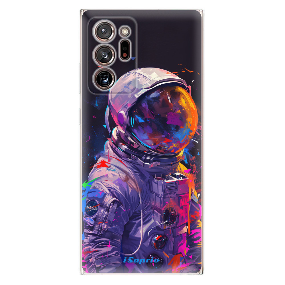 Odolné silikónové puzdro iSaprio - Neon Astronaut - Samsung Galaxy Note 20 Ultra