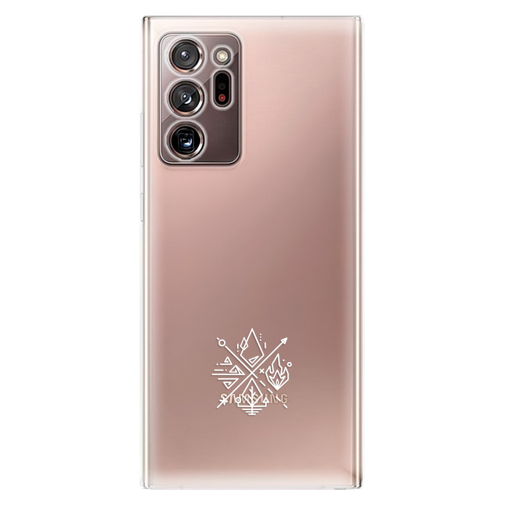 Odolné silikónové puzdro iSaprio - čiré - Elements - Samsung Galaxy Note 20 Ultra