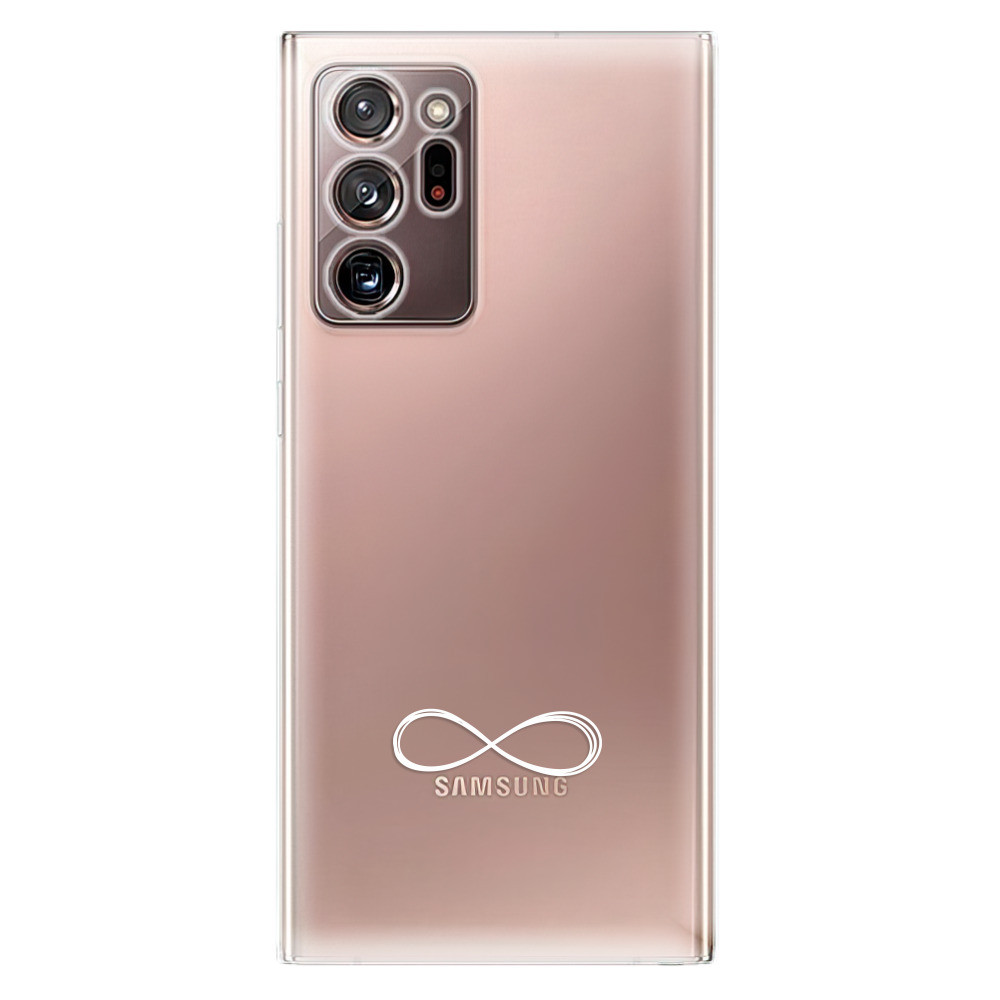 Odolné silikónové puzdro iSaprio - čiré - Infinity - Samsung Galaxy Note 20 Ultra