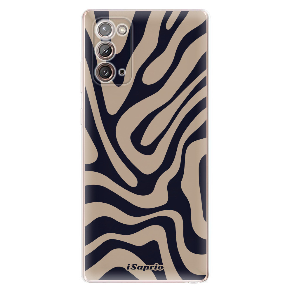 Odolné silikónové puzdro iSaprio - Zebra Black - Samsung Galaxy Note 20