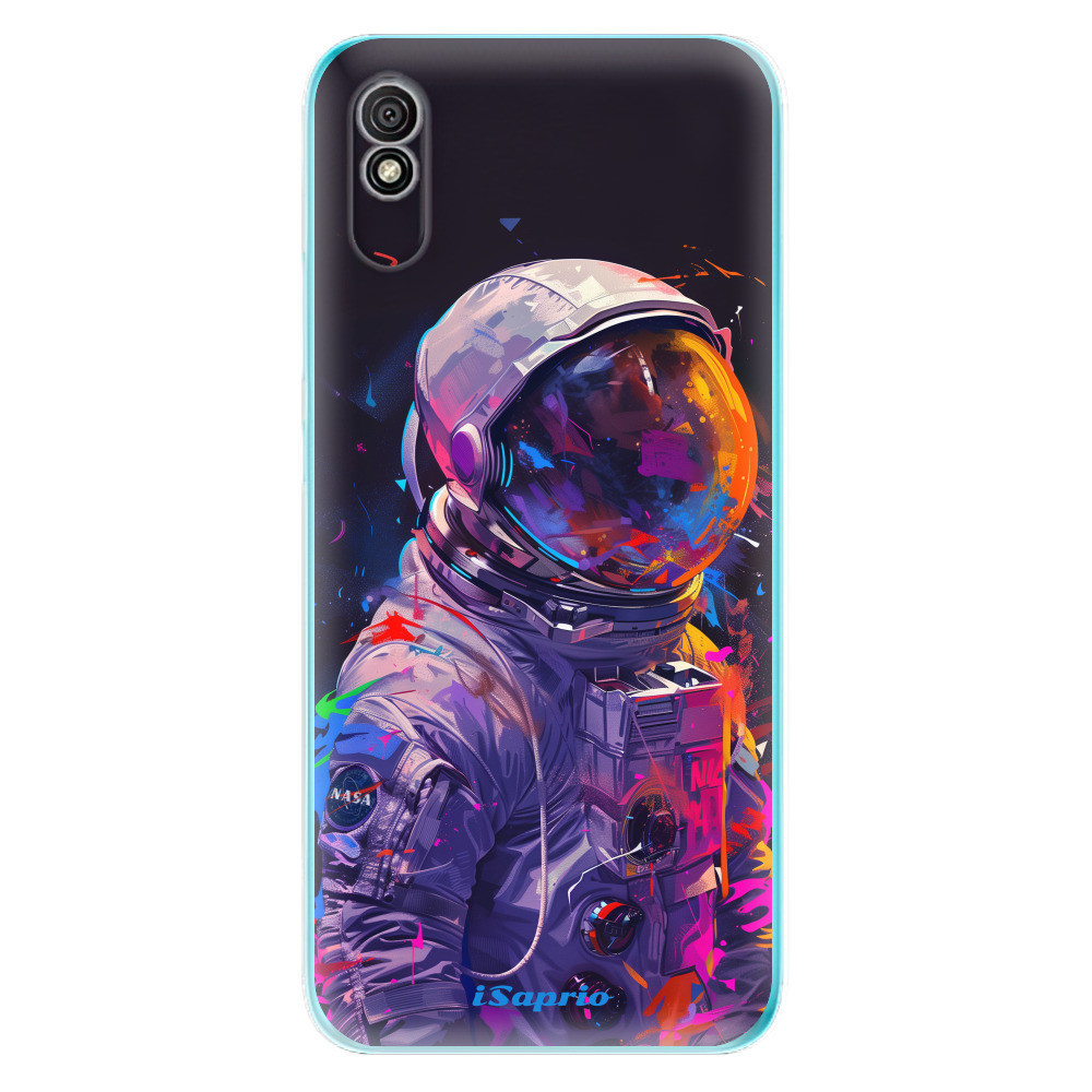 Odolné silikónové puzdro iSaprio - Neon Astronaut - Xiaomi Redmi 9A