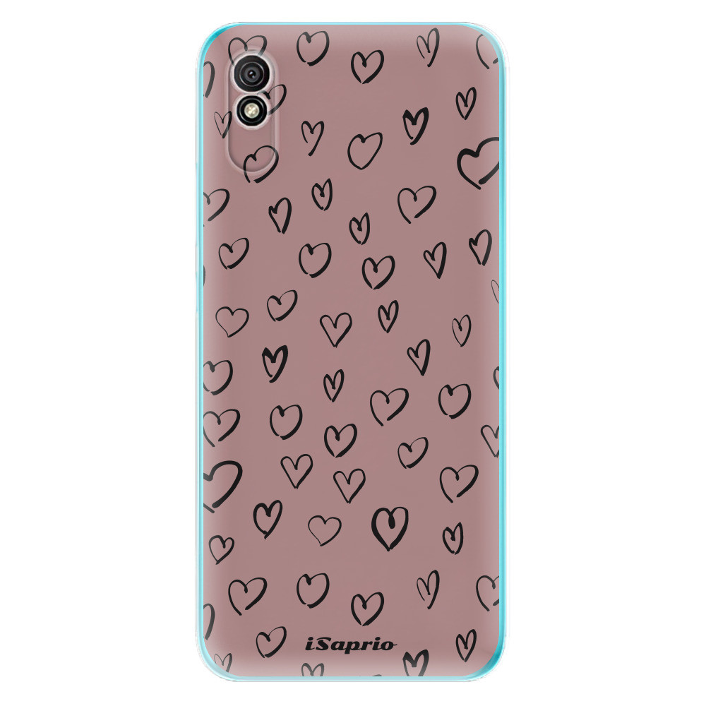 Odolné silikónové puzdro iSaprio - Heart Dark - Xiaomi Redmi 9A