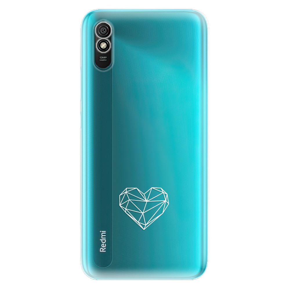 Odolné silikónové puzdro iSaprio - čiré - Digital Love - Xiaomi Redmi 9A
