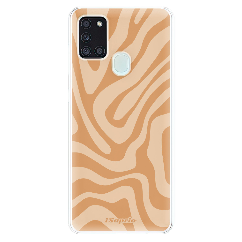 Odolné silikónové puzdro iSaprio - Zebra Orange - Samsung Galaxy A21s