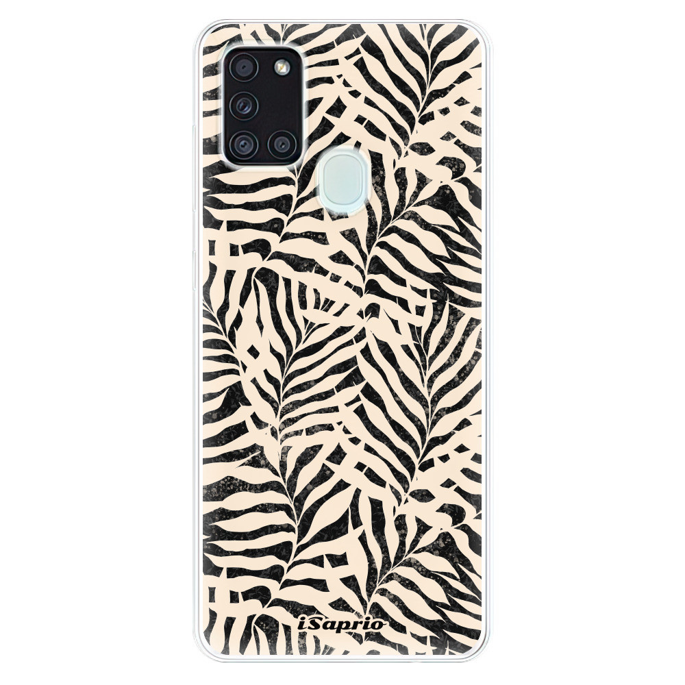 Odolné silikónové puzdro iSaprio - Dark Palms - Samsung Galaxy A21s