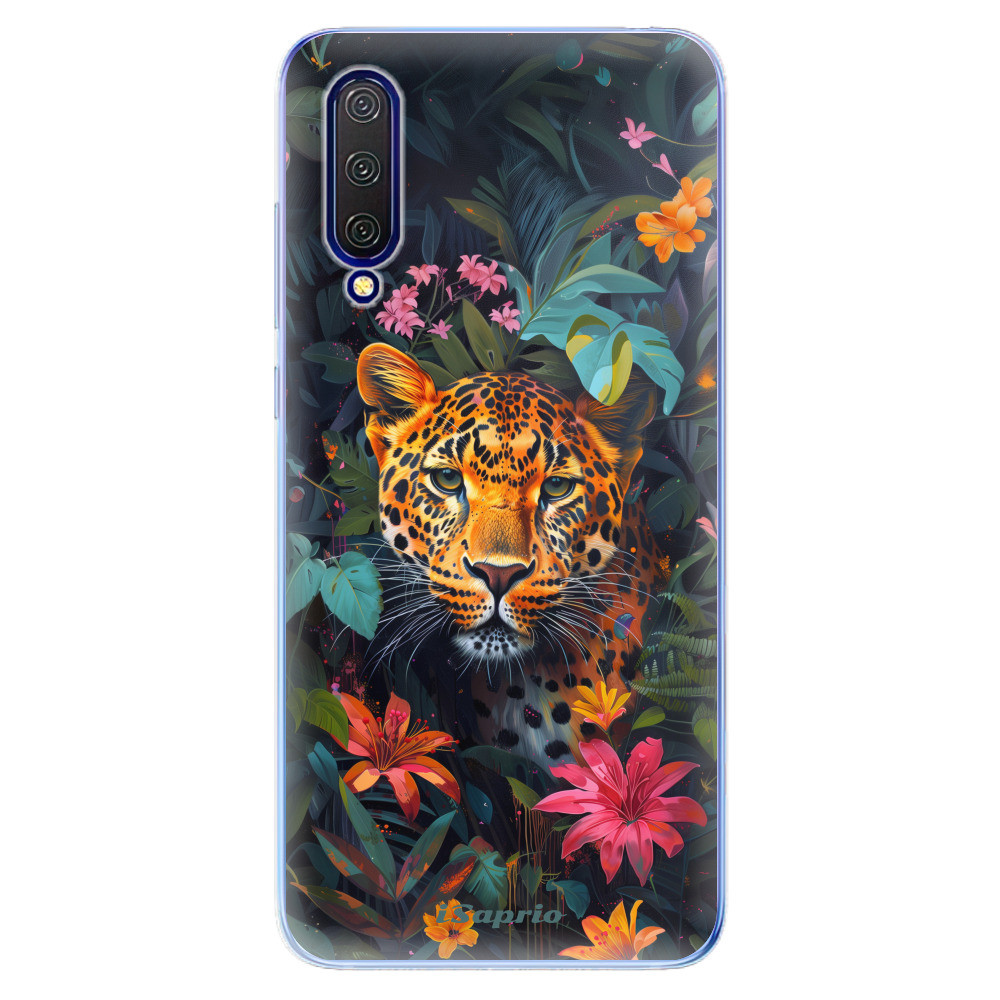 Odolné silikónové puzdro iSaprio - Flower Jaguar - Xiaomi Mi 9 Lite
