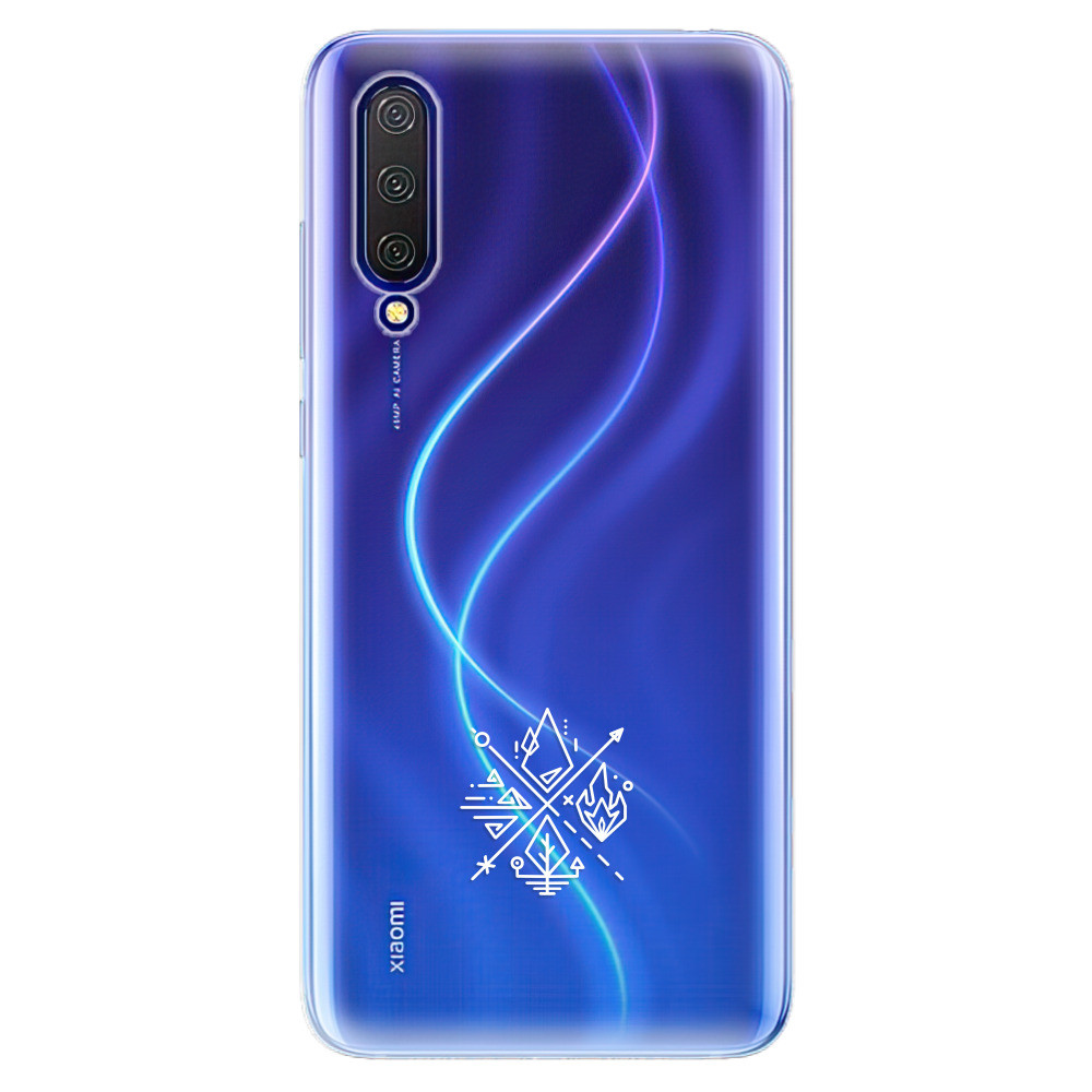 Odolné silikónové puzdro iSaprio - čiré - Elements - Xiaomi Mi 9 Lite
