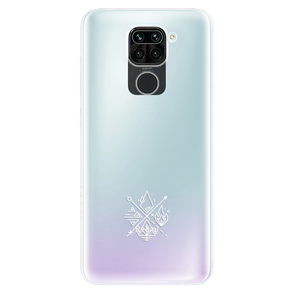 Odolné silikónové puzdro iSaprio - čiré - Elements - Xiaomi Redmi Note 9