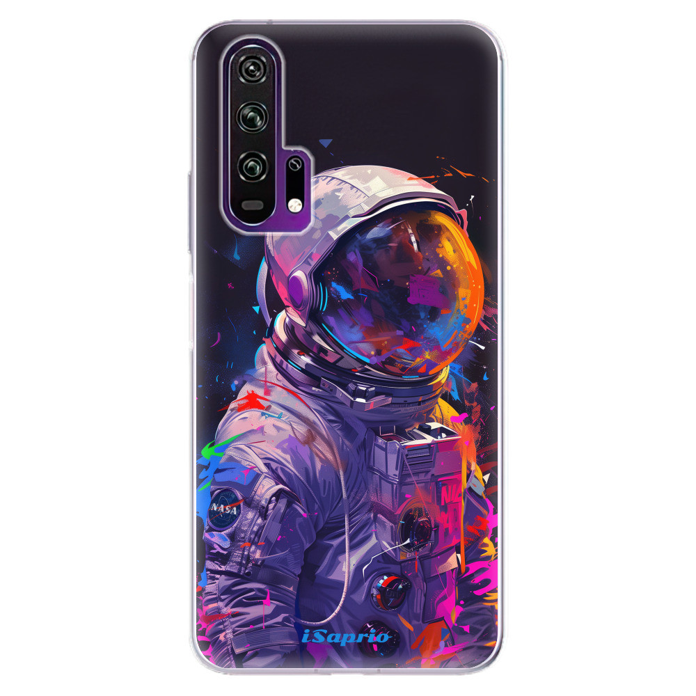 Odolné silikónové puzdro iSaprio - Neon Astronaut - Honor 20 Pro