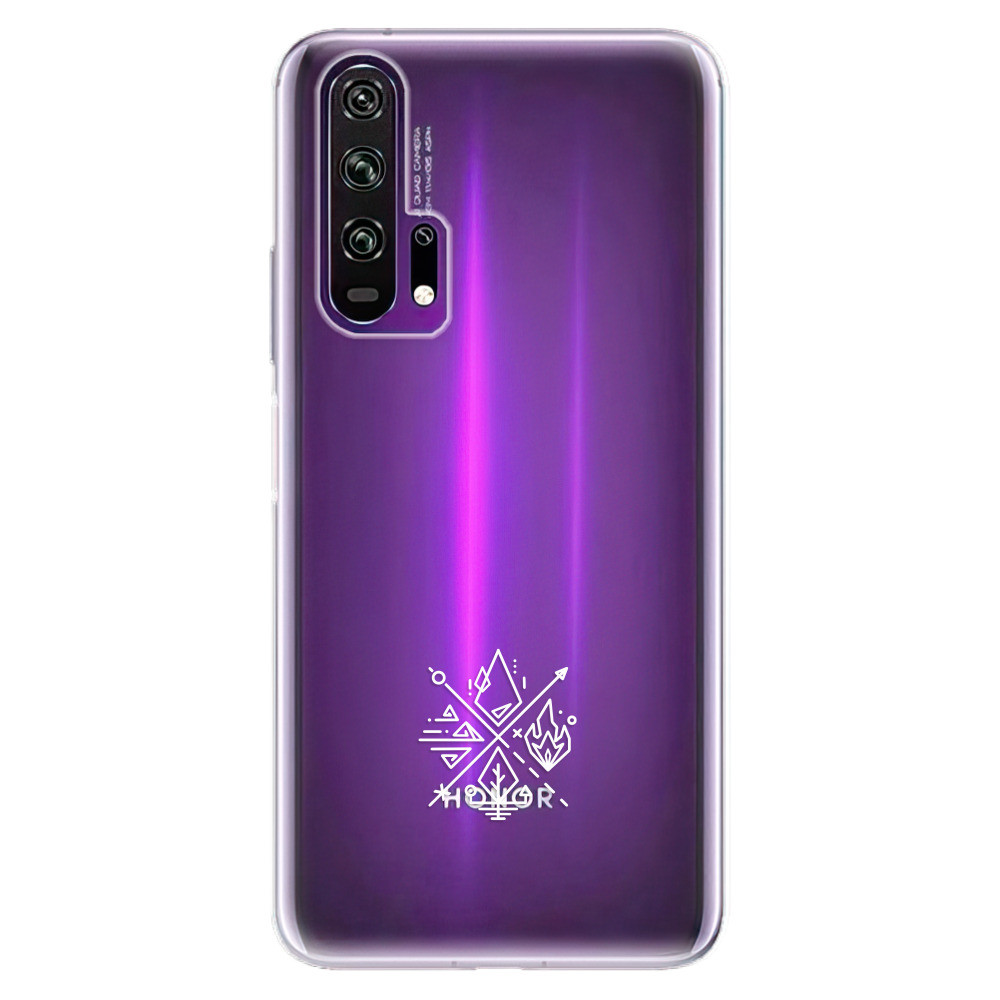 Odolné silikónové puzdro iSaprio - čiré - Elements - Honor 20 Pro