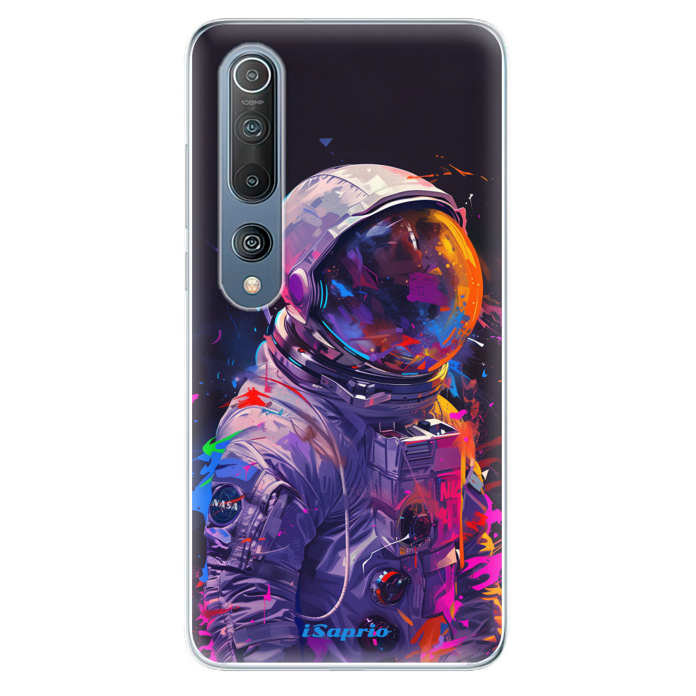 Odolné silikónové puzdro iSaprio - Neon Astronaut - Xiaomi Mi 10 / Mi 10 Pro