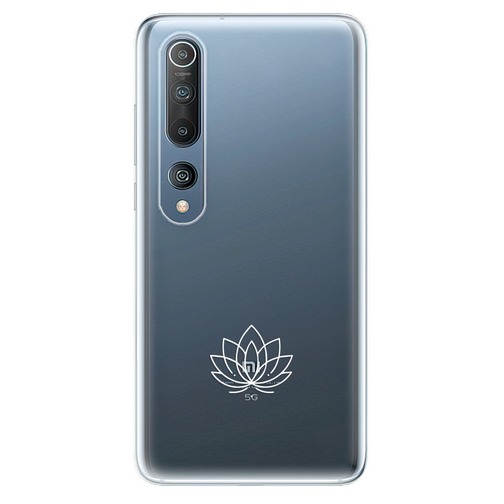 Odolné silikónové puzdro iSaprio - čiré - Lotos - Xiaomi Mi 10 / Mi 10 Pro