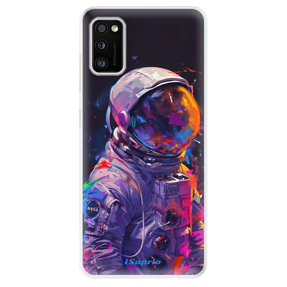 Odolné silikónové puzdro iSaprio - Neon Astronaut - Samsung Galaxy A41